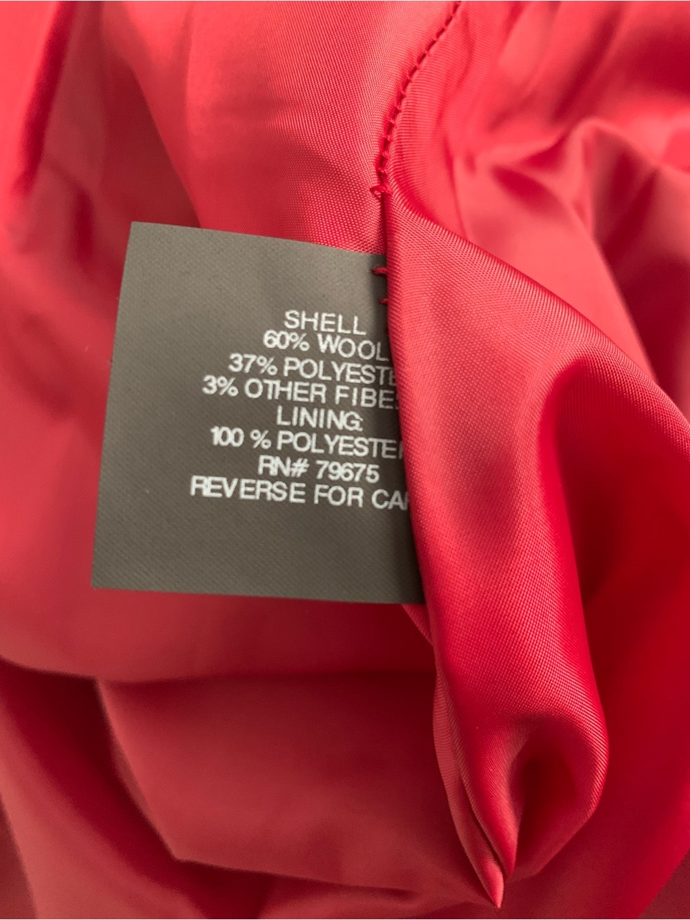 Michael Kors NWT Red Belted Wool-Blend Coat XXL - Picture 7 of 11